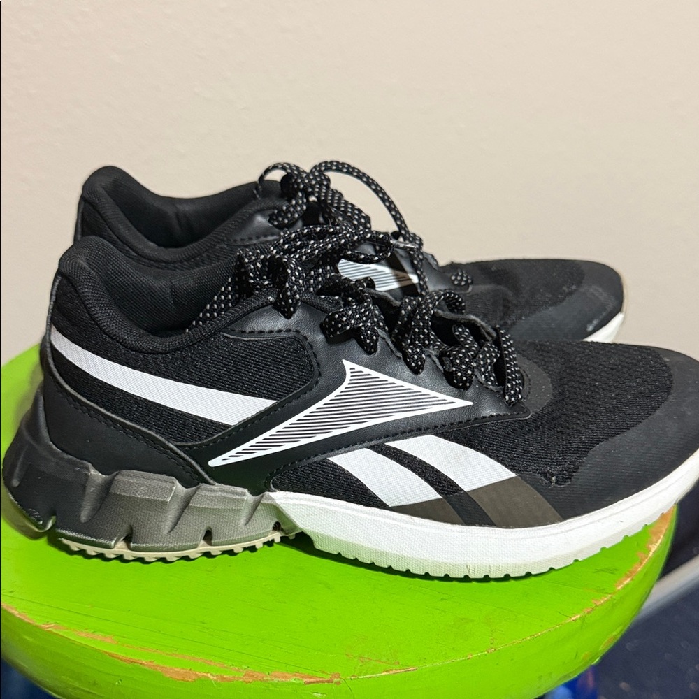 Reebok Black and White Sport Sneakers